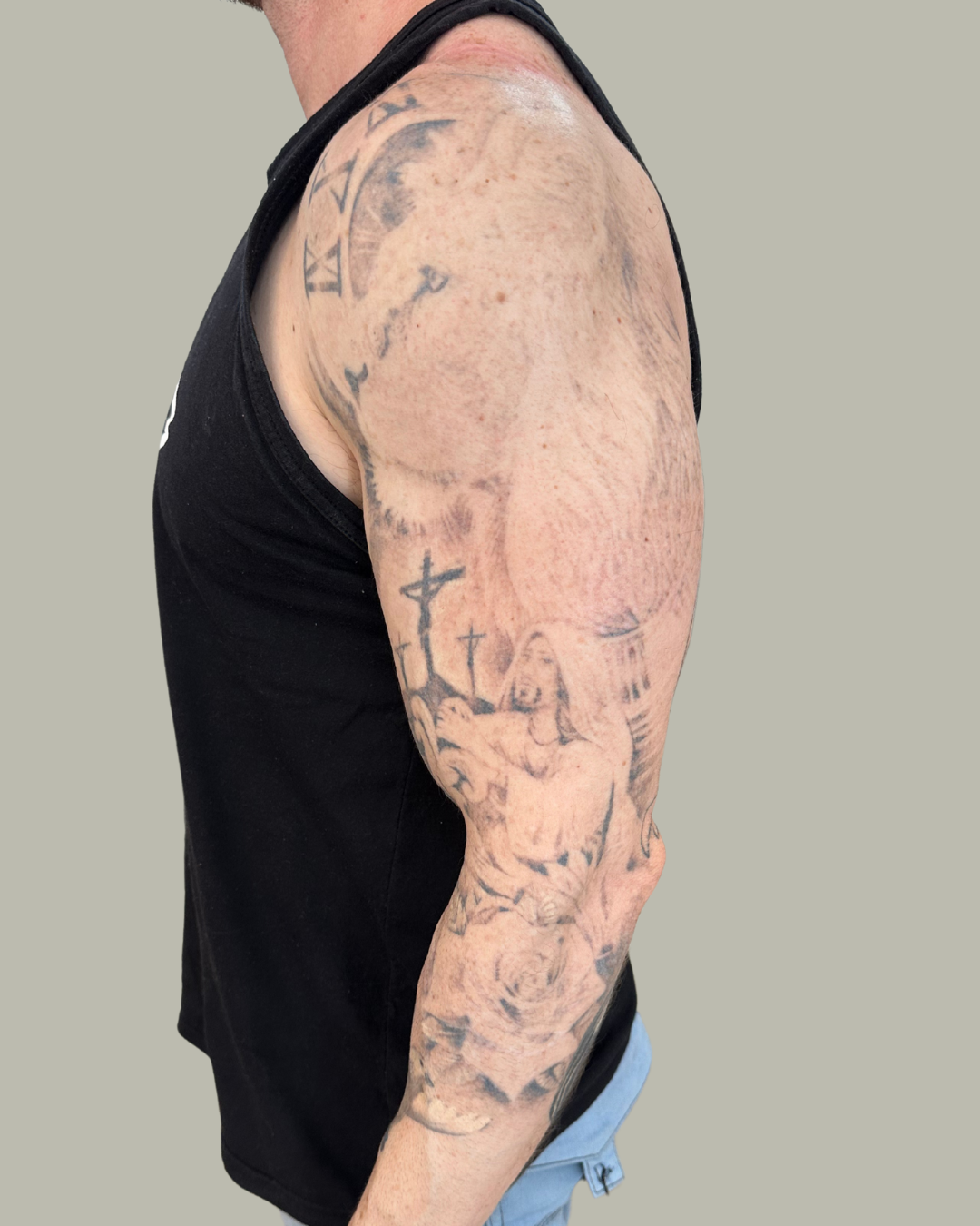 cobertura de tatuagem, cobertura de tatuagem masculina e feminina, cobrir tatuagem no braço, tatuagens cobrir cicatrizes, tatuagem cobertura, reformas de tattoo, Samara christo tattoo - 9